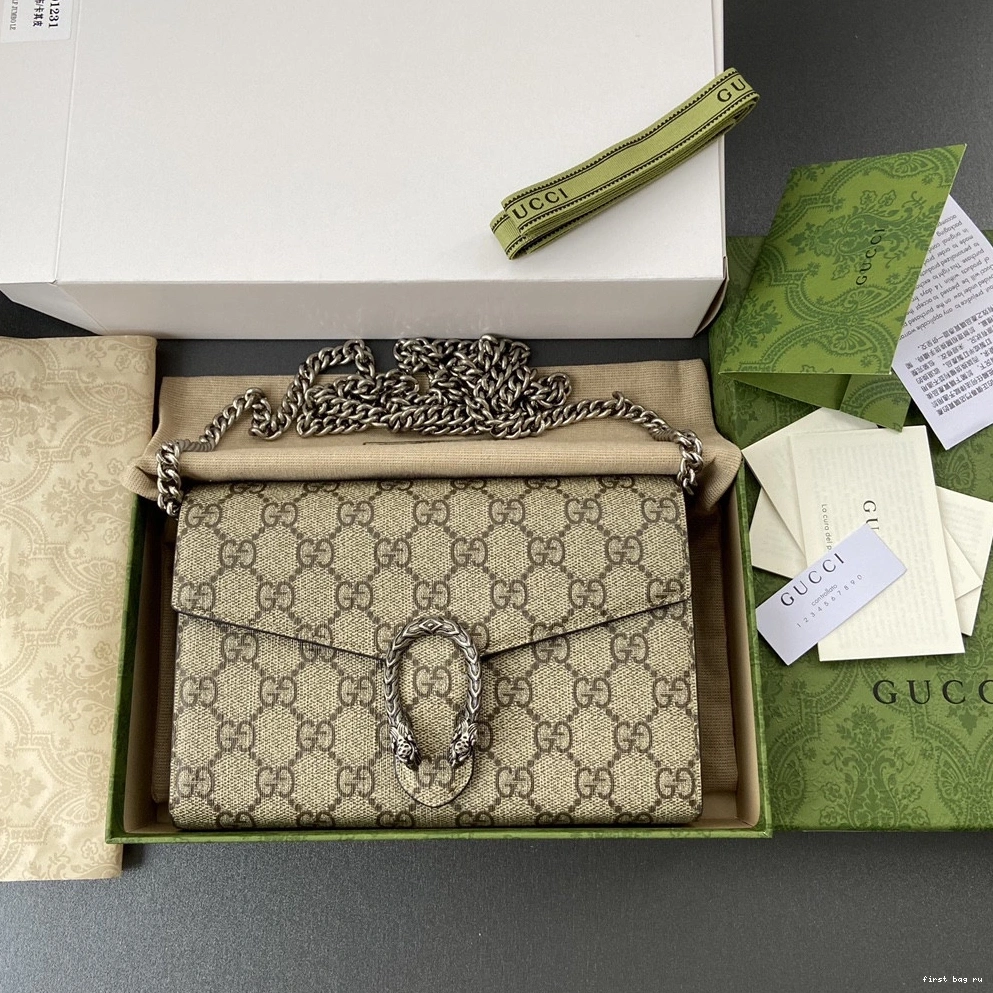 Firstbag ru Dionysus leather bag chain mini Gucci 0807